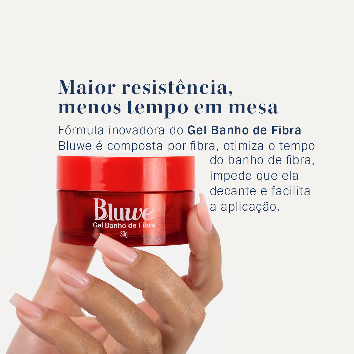 Gel Banho de Fibra Natural Pink 30g