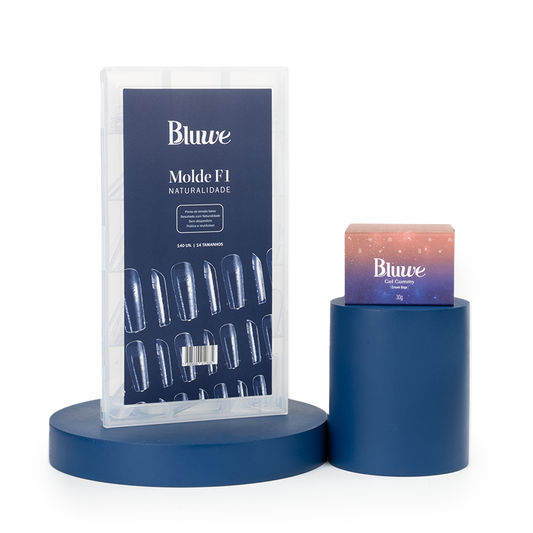 Kit Naturalidade Brasileira: Molde F1 + 2 Géis Gummys Cream Bege