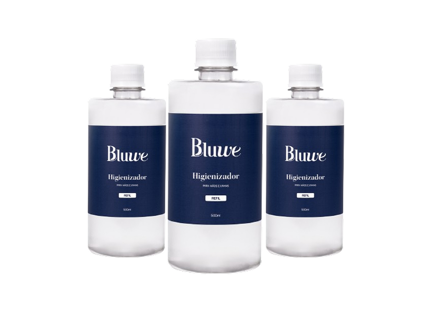 Kit Econômico: 3 Refis Higienizadores 500ml