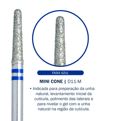 Broca Mini Cone – D11-M - Diamantada | Bluwe