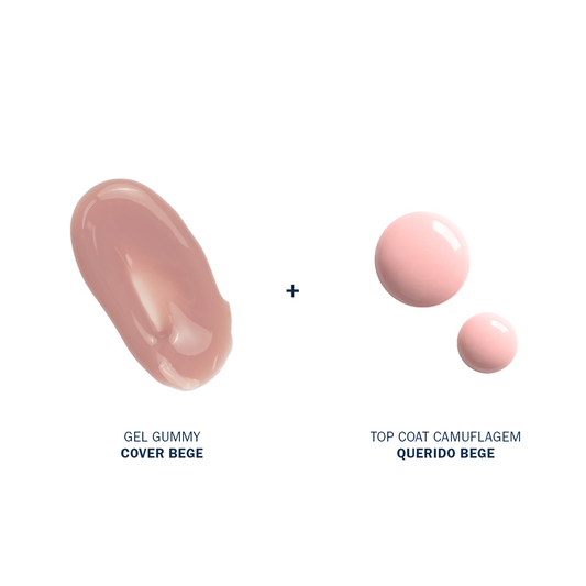 Kit Novas Cores - Gummy + Top Coat