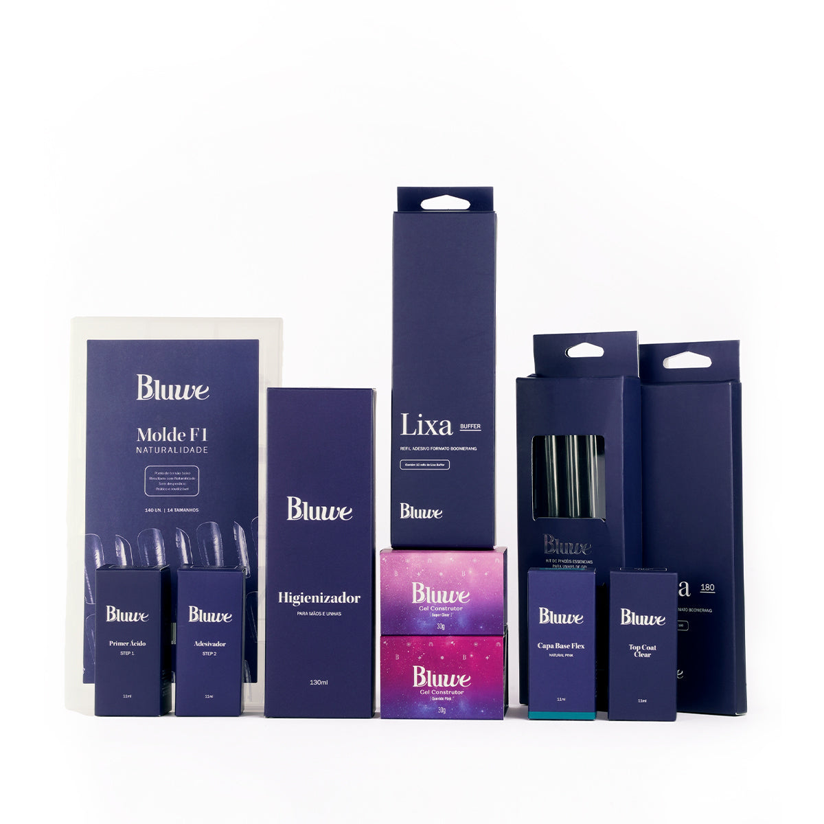 Kit Reversa Transparente + preparadores + molde f1