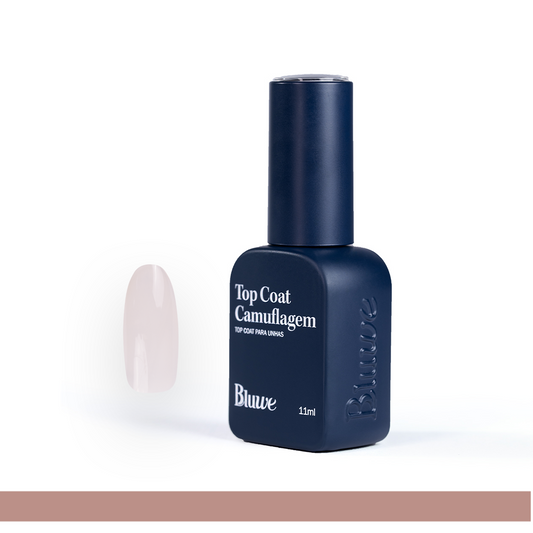 Top Coat Camuflagem Universal Bege 11ml