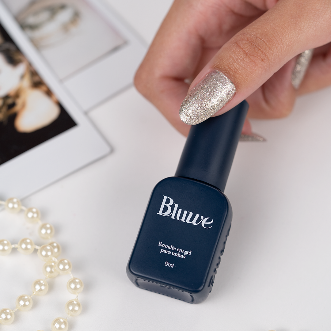 Esmalte em Gel Bluwe Champagne Shine 9ml