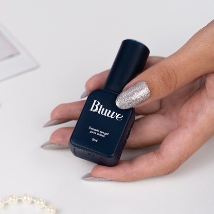 Esmalte em Gel Bluwe Silver Shine 9ml