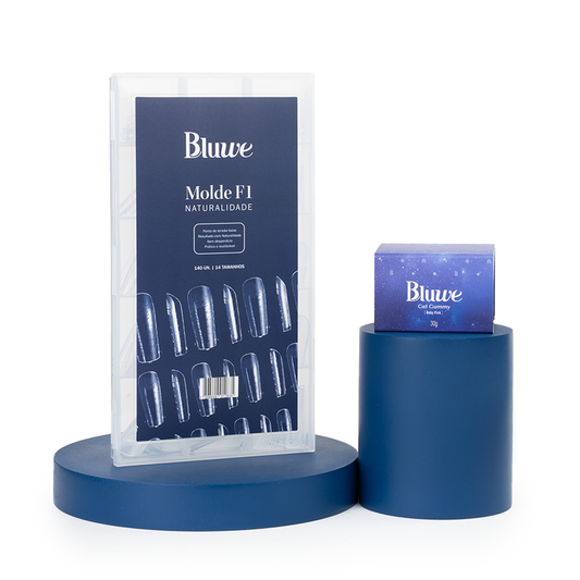 Kit Naturalidade Brasileira: Molde F1 + 2 Géis Gummys Baby Pink