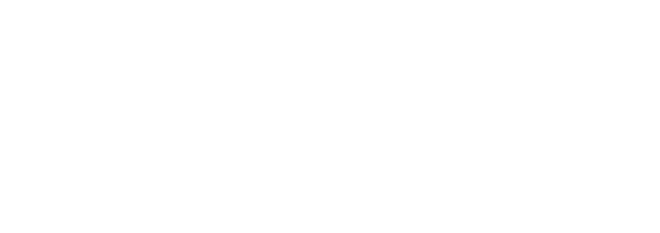 Logotipo branco da Bluwe em fundo transparente